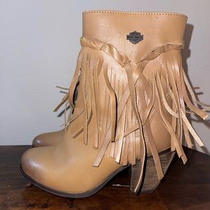 Women’s Harley Davidson Retta Fringe Boots 7.5